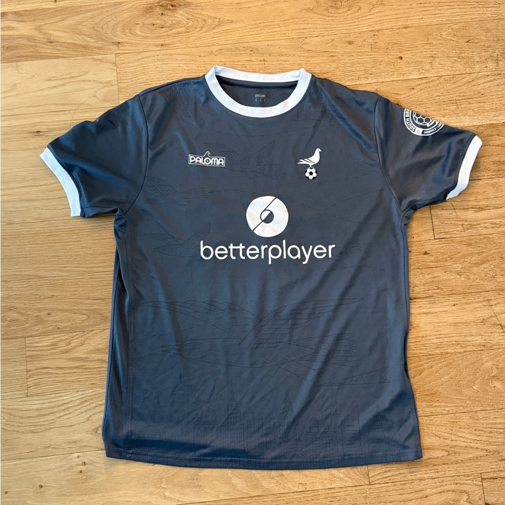 Men's Gray Soccer Shirt